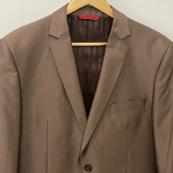 Men’s Dolce Vita Made in Italy Suit Jacket Blazer Sport Coat Size 40R - Picture 2 of 11